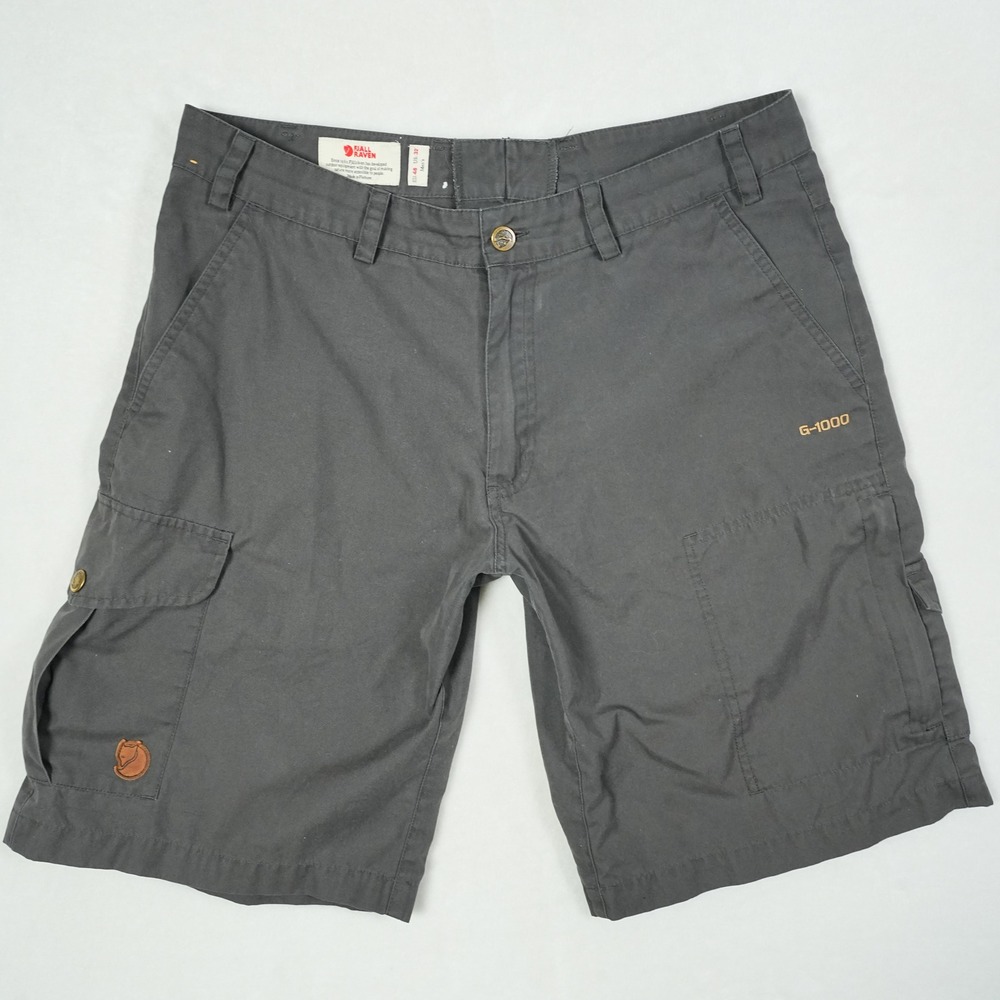 Fjallraven Karl Shorts Mens 32 Dark Grey G-1000 Regular Fit Low Waist 82793